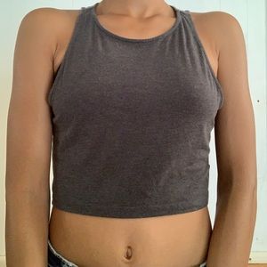 H&M Gray Crop Top